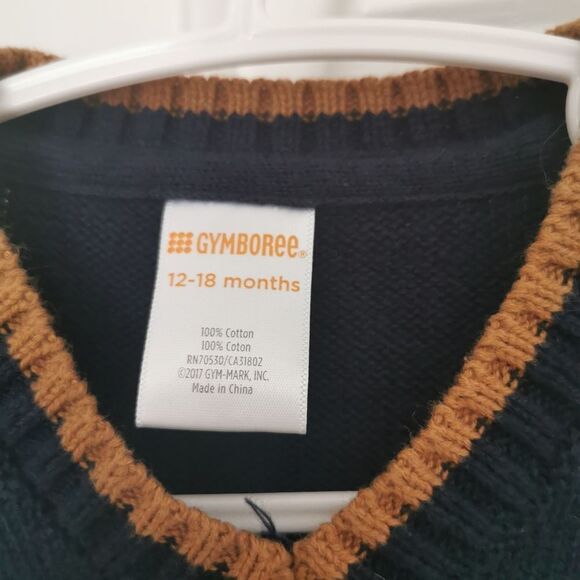 2/$20 Gymboree knit vest size 12-18 - Picture 3 of 4